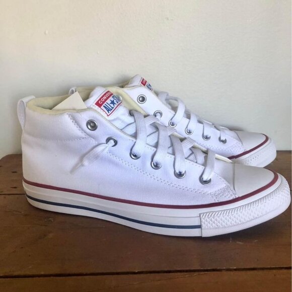 NEW - White hightop Converse (unisex) - Picture 2 of 4